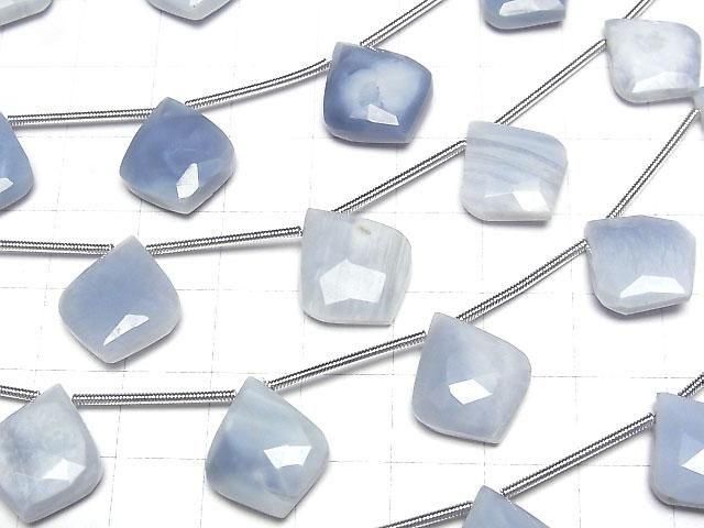 【動画】ブルーオパールAA++ 変形ペアシェイプカット 1連(約10cm) サムネイル3