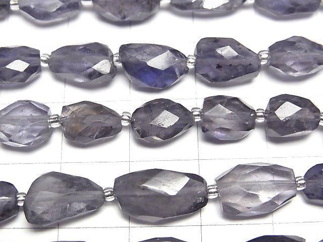 【動画】宝石質アイオライトAA+ タンブルカット 1連(約12cm) サムネイル2