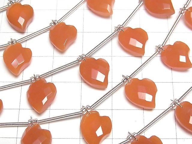 【動画】カーネリアンAAA- ハートカット13×10mm 半連/1連(6粒) サムネイル3