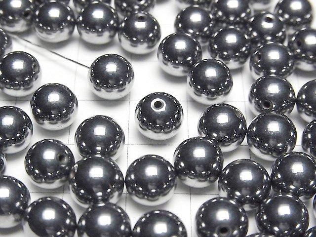 【動画】高純度テラヘルツ鉱石 片穴ラウンド8mm 10個 サムネイル3