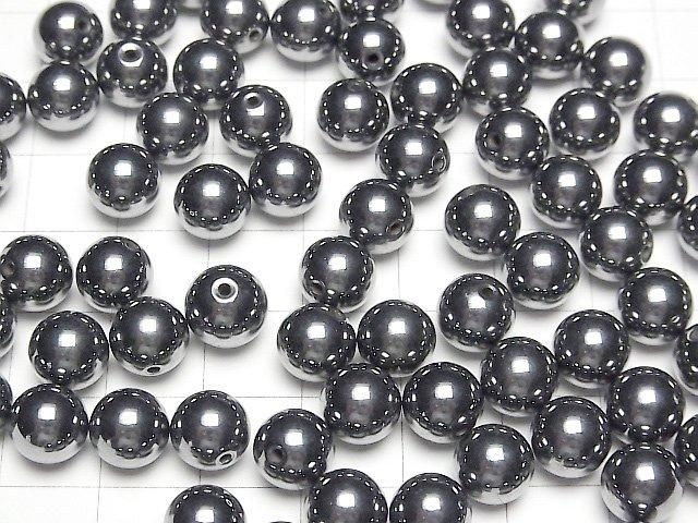 【動画】高純度テラヘルツ鉱石 片穴ラウンド8mm 10個 サムネイル4