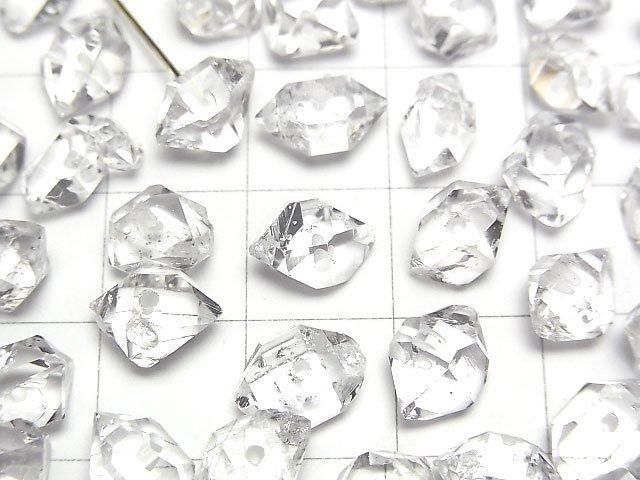【動画】NY産ハーキマーダイヤモンドAAA ラフロックタンブル 【Mサイズ】 【片穴】 3粒 サムネイル2