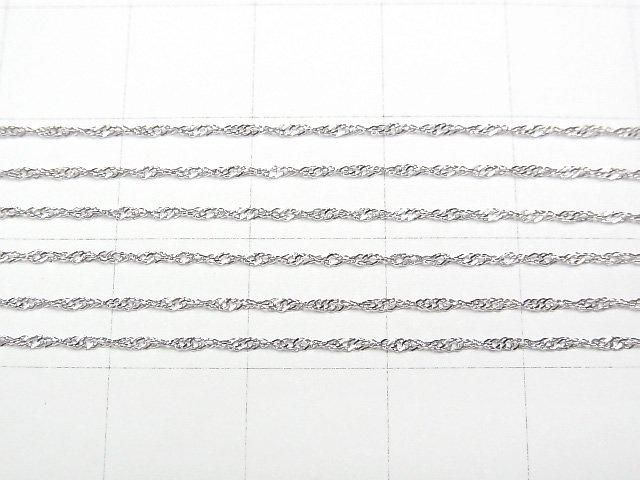 ưۡK10 White Gold ǥ 1mm ͥå쥹 1(40cm) ͥ3