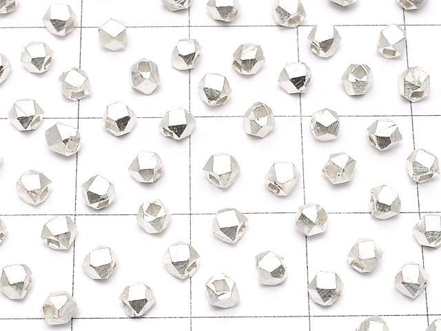 カレンシルバー キューブカット2.5×2.5×2.5mm ホワイトシルバー 10粒 サムネイル3