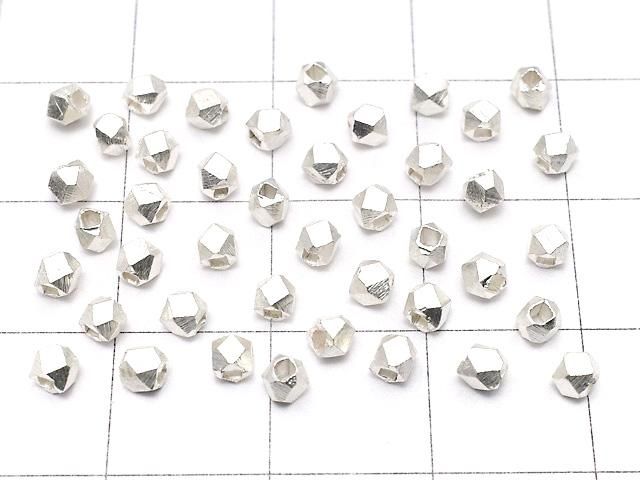 カレンシルバー キューブカット2.5×2.5×2.5mm ホワイトシルバー 10粒 サムネイル4