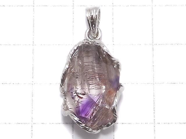 【動画】【1点もの】アメジストエレスチャルAAA ペンダントトップ SILVER925製 NO.27 サムネイル2