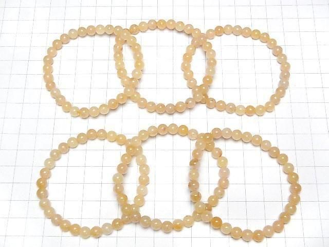 【動画】ヒマラヤ産レッドゴールドアゾゼオアゼツライトAA+ ラウンド6mm 1連(ブレス) サムネイル4