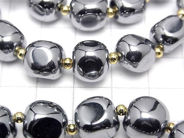 【動画】高純度テラヘルツ鉱石 キューブ~タンブル10×10×10mm 1連(ブレス) サムネイル2