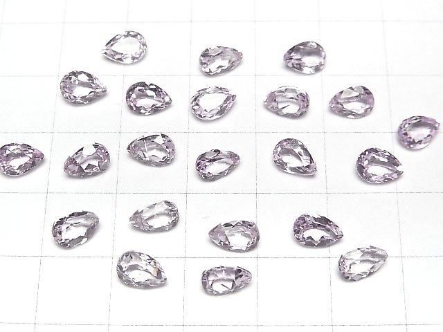【動画】宝石質クンツァイトAAA ルース ペアシェイプファセットカット7×5mm 1粒 サムネイル4