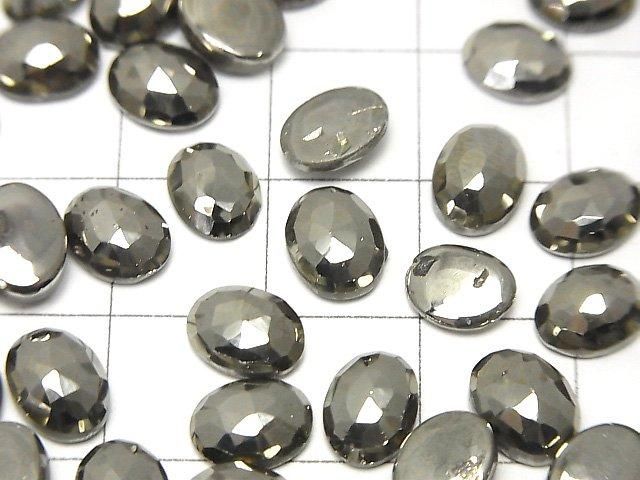 【動画】パイライト ルース オーバル ローズカット8×6mm 3個 サムネイル2