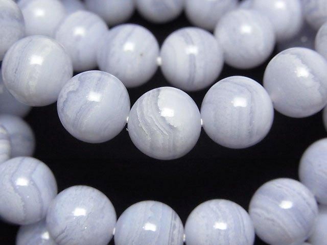 【動画】ブルーレースAAA- ラウンド10mm 1連(ブレス)の画像