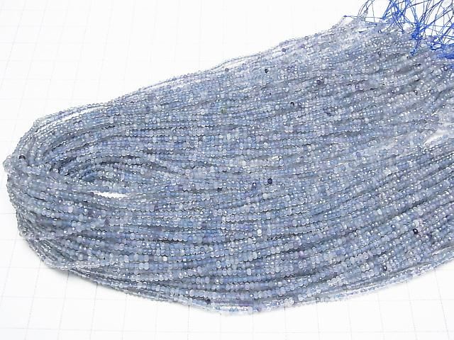 【動画】【素晴らしい輝き】マルチカラーフローライトAA++ 極小ボタンカット2×2×1.5mm 1連(約36cm) サムネイル4