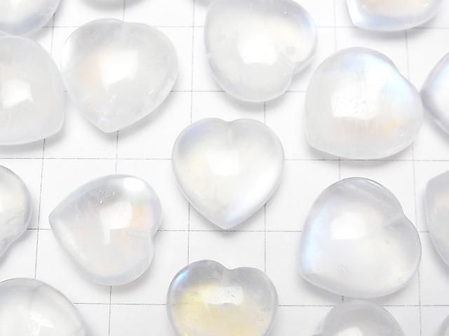 【動画】ロイヤルブルームーンストーンAAA- 片穴ハート14~16mm 1個 サムネイル2