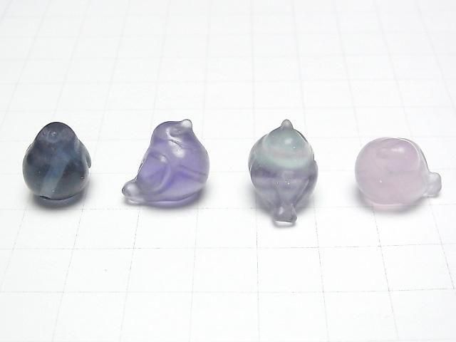 【動画】マルチカラーフローライトAAA 小鳥モチーフ 13×17mm 【貫通穴】 5個 サムネイル3