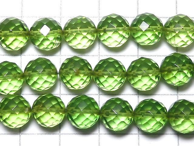 【動画】【1点もの】グリーンアンバーAAA- ラウンドカット8mm 1連(約40cm) NO.6 サムネイル2