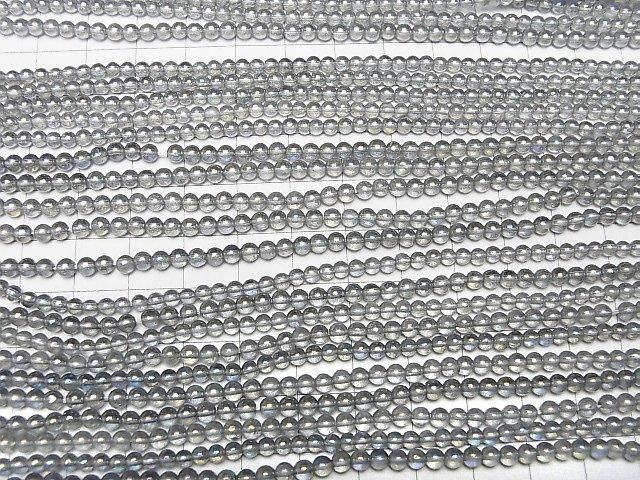 【動画】グレーフラッシュクリスタル ラウンド3mm 1連(約36cm) サムネイル3