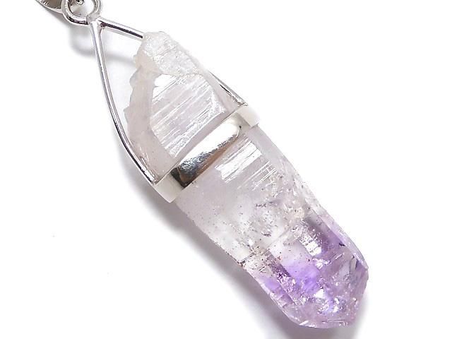 【動画】【1点もの】エレスチャルクォーツ ポイント型ペンダントトップ SILVER925製 NO.17の画像
