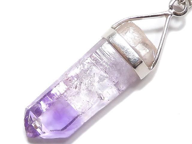 【動画】【1点もの】エレスチャルクォーツ ポイント型ペンダントトップ SILVER925製 NO.18の画像