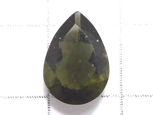 【動画】【1点もの】宝石質モルダバイトAAA ファセットカット ルース 1粒 NO.132 サムネイル2