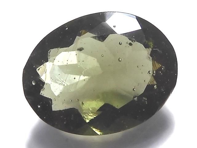 【動画】【1点もの】宝石質モルダバイトAAA ファセットカット ルース 1粒 NO.134の画像