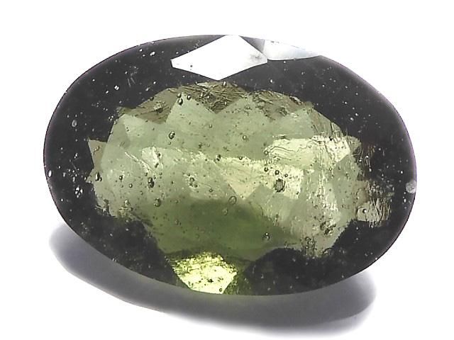 【動画】【1点もの】宝石質モルダバイトAAA ファセットカット ルース 1粒 NO.138の画像