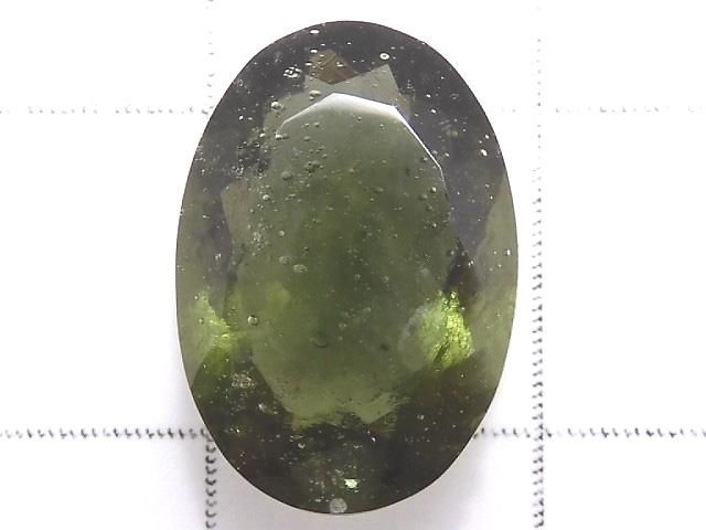 【動画】【1点もの】宝石質モルダバイトAAA ファセットカット ルース 1粒 NO.138 サムネイル2