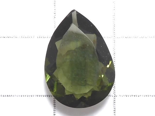 【動画】【1点もの】宝石質モルダバイトAAA ファセットカット ルース 1粒 NO.140 サムネイル2