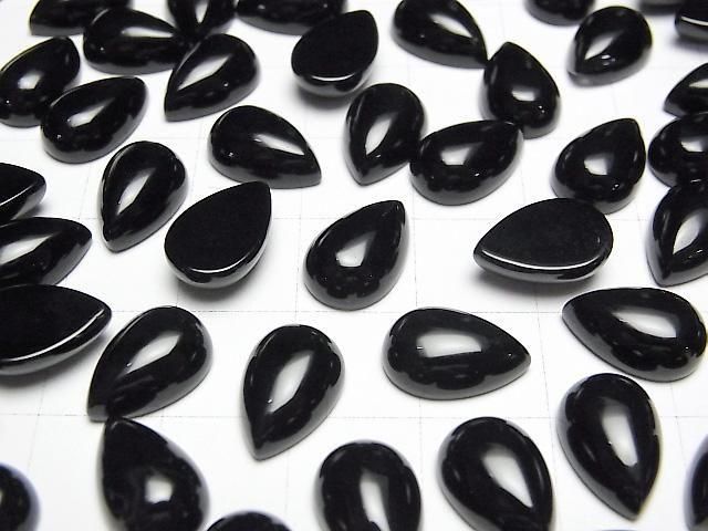 【動画】オニキスAAA ペアシェイプ カボション12×8mm 4個 サムネイル3
