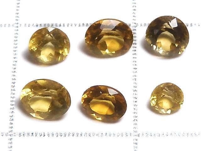 【動画】【1点もの】宝石質コンドロダイト ルース ファセットカット 6粒セット NO.1 サムネイル2