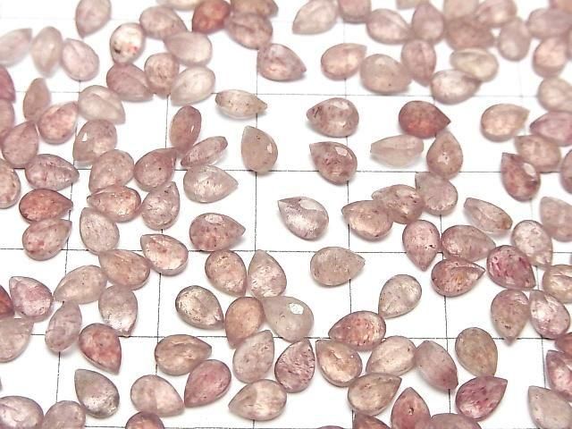 【動画】宝石質ピンクエピドートAA++ ルース ペアシェイプファセットカット6×4mm 10粒 サムネイル4