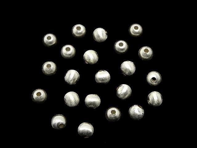 Silver925 ラウンド ヘアライン 【4mm】【5mm】【6mm】【8mm】 生地 2個 サムネイル4