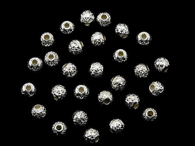 Silver925 ラウンド ピラミッドカット 【4mm】【5mm】【6mm】【8mm】 生地 2個 サムネイル4