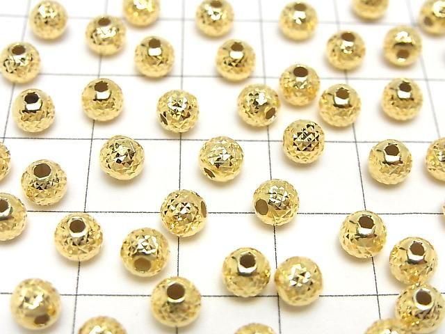 Silver925 ラウンド ピラミッドカット 【4mm】【5mm】【6mm】【8mm】 18KGP 2個 サムネイル2