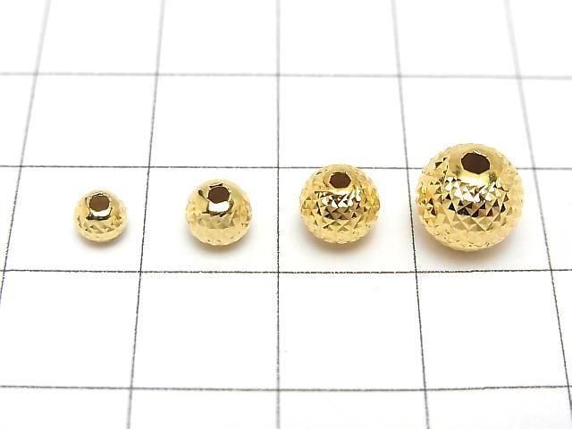 Silver925 ラウンド ピラミッドカット 【4mm】【5mm】【6mm】【8mm】 18KGP 2個 サムネイル3