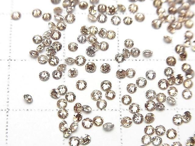 【動画】ブラウンダイヤモンド ルース ラウンドブリリアントカット2×2mm 10粒 サムネイル2