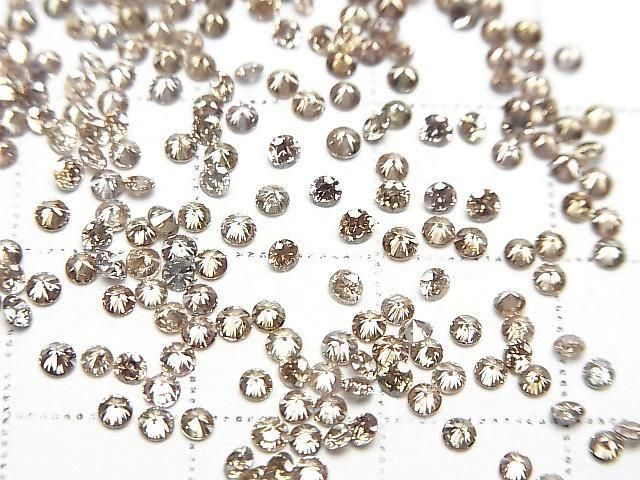 【動画】ブラウンダイヤモンド ルース ラウンドブリリアントカット2×2mm 10粒 サムネイル3