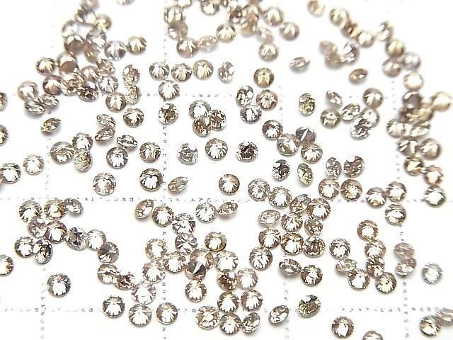 【動画】ブラウンダイヤモンド ルース ラウンドブリリアントカット2×2mm 10粒 サムネイル4