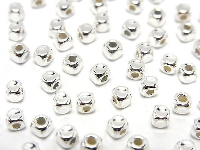 Silver925 キューブ3×3×3mm 生地 10個の画像