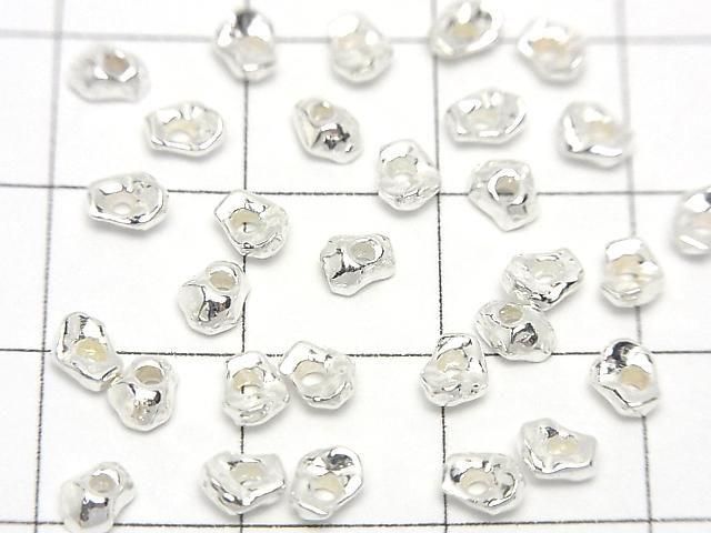 Silver925 タンブル(ナゲット)4×3.5×2.5mm 【生地】【ロジウム】【18KGP】 5個 サムネイル2