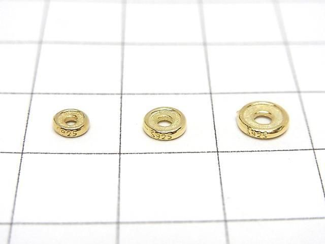 Silver925 ロンデル 4mm・5mm・6mm 18KGP 5個 サムネイル2