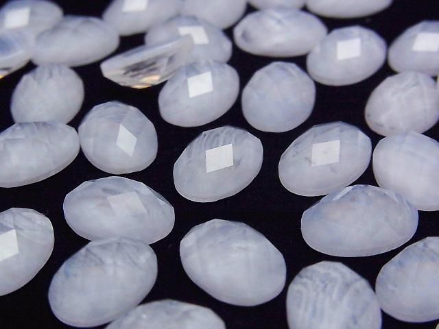 【動画】ブルーレース×クリスタルAAA オーバル カボションカット14×10mm 1個 サムネイル3