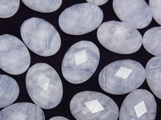 【動画】ブルーレース×クリスタルAAA オーバル カボションカット18×13mm 1個の画像