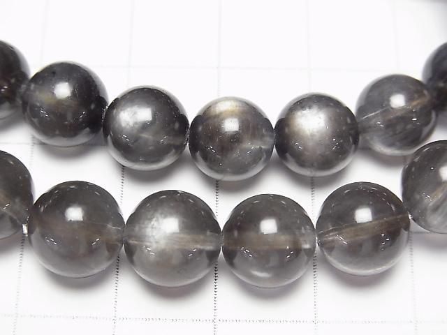 【動画】ブラックスターアクアマリンAAA ラウンド9~9.5mm 1連(ブレス) サムネイル2