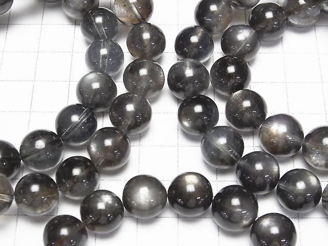 【動画】ブラックスターアクアマリンAAA ラウンド11~11.5mm 1連(ブレス) サムネイル3