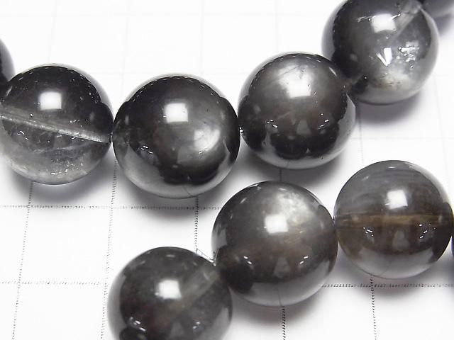 【動画】ブラックスターアクアマリンAAA ラウンド13~14mm 1連(ブレス) サムネイル2