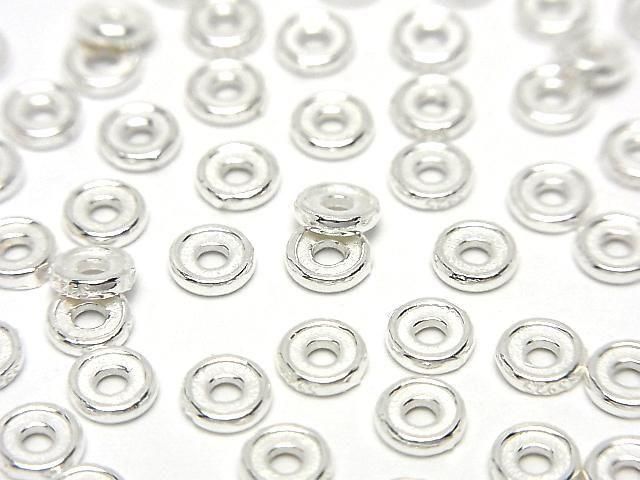 Silver925 ロンデル 4mm・5mm・6mm 生地 5個の画像