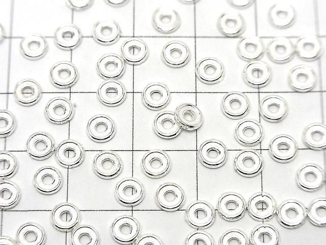 Silver925 ロンデル 4mm・5mm・6mm 生地 5個 サムネイル4
