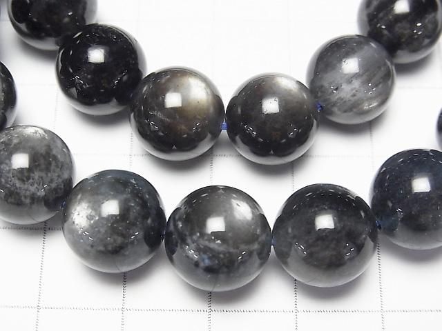 【動画】ブラックスターアクアマリンAA++ ラウンド12mm 1連(ブレス) サムネイル2