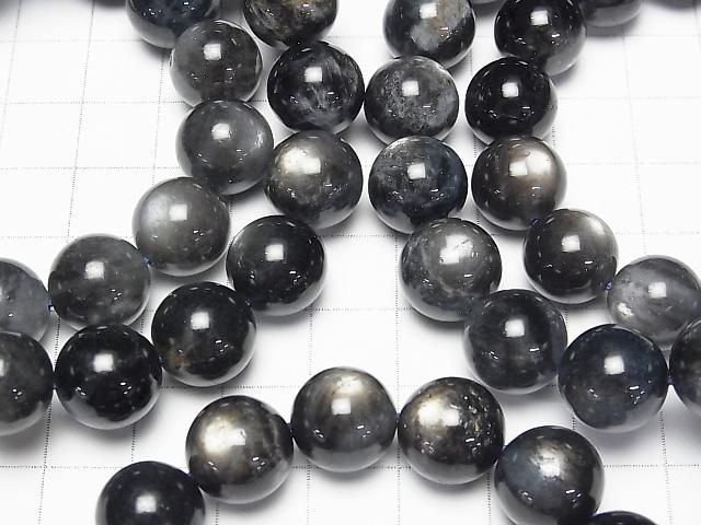 【動画】ブラックスターアクアマリンAA++ ラウンド12mm 1連(ブレス) サムネイル3