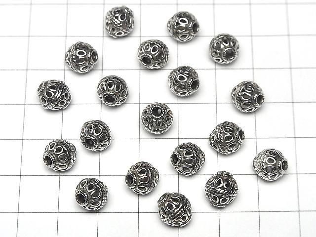 バリシルバー デザインラウンド8mm 1個 サムネイル4